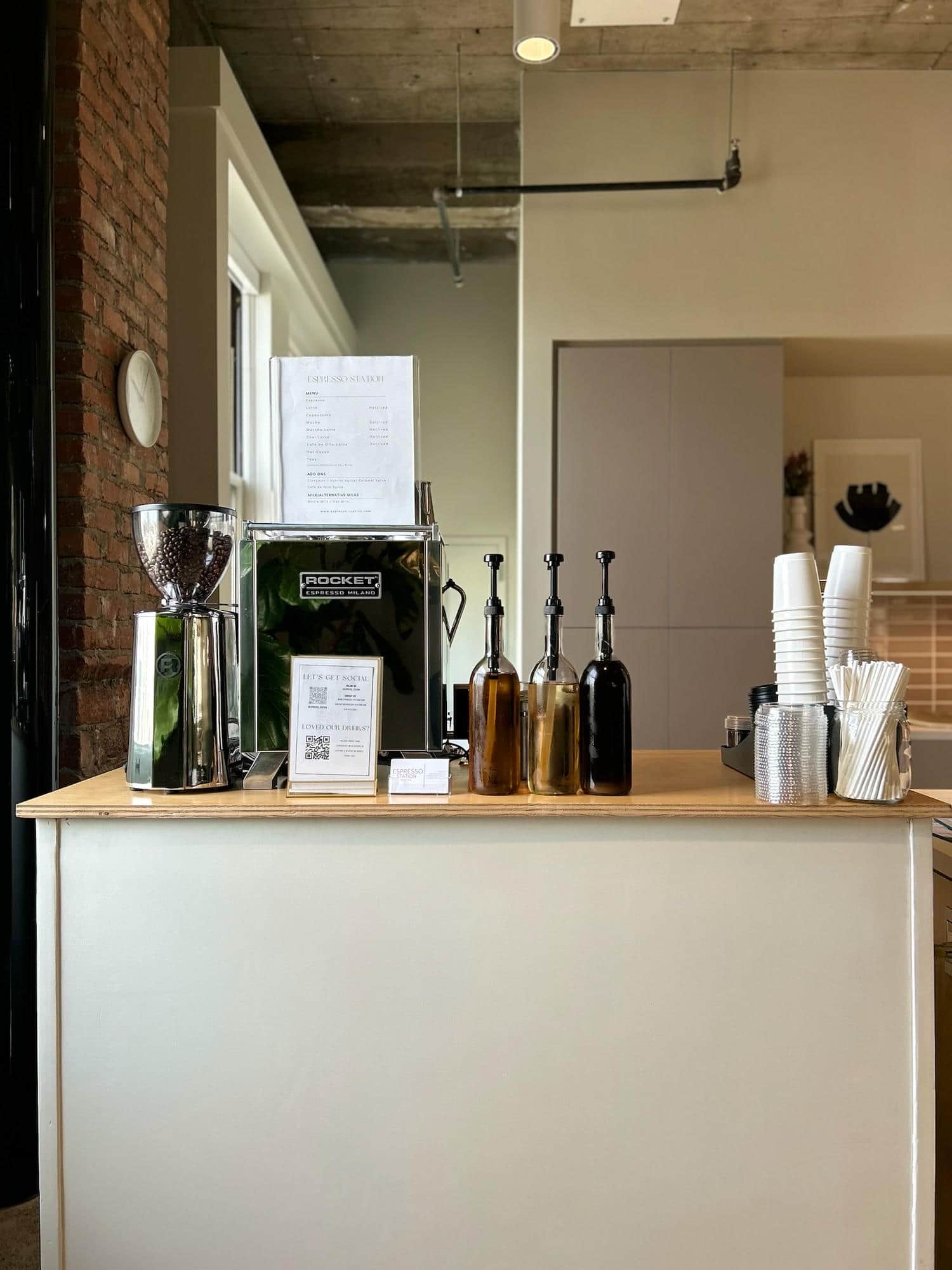 Espresso Station Coffee cart in San Francisco, California
