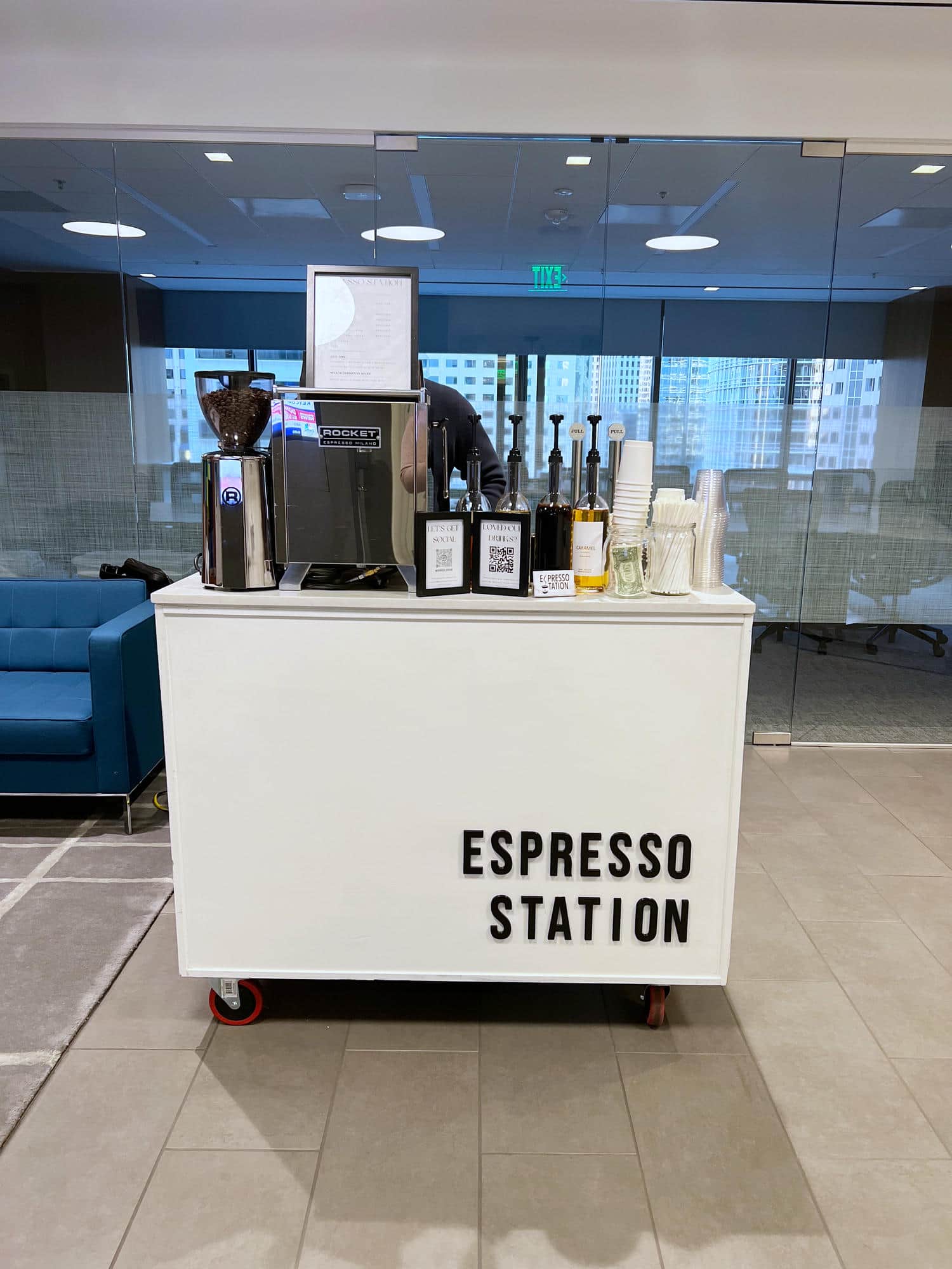 Espresso Station at Trade Show