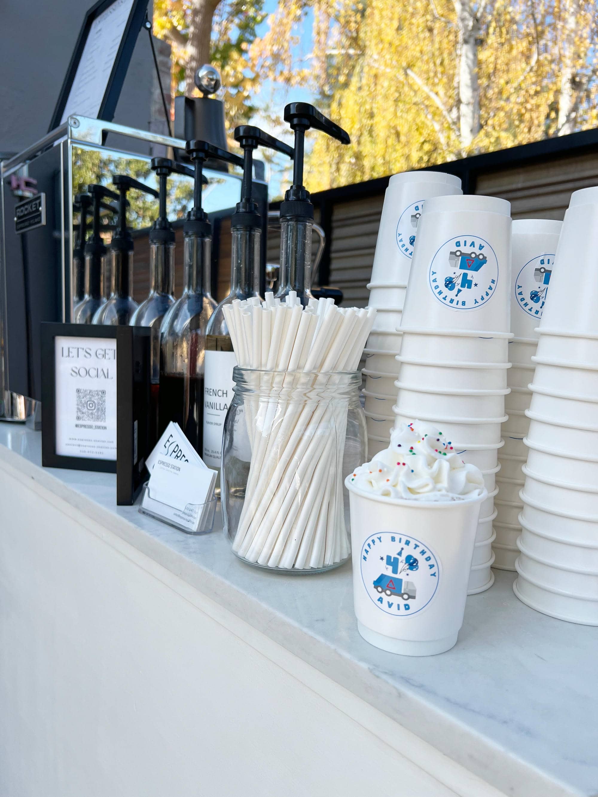 Espresso Station at Private Event