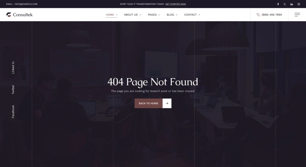 404 page