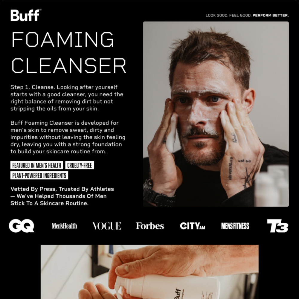 Buff Foaming Face Cleanser