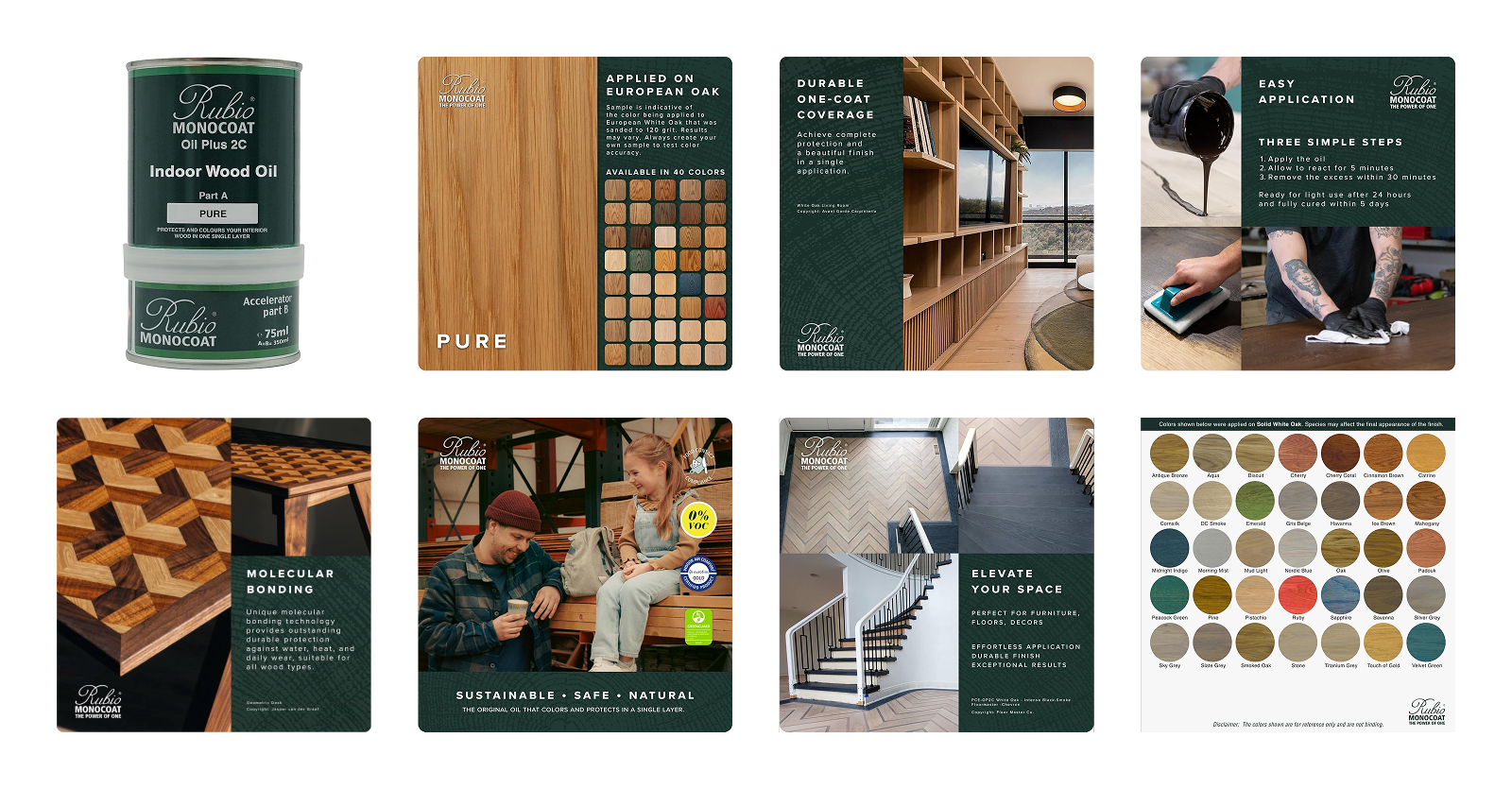 Rubio Monocoat Wood Oil Finish