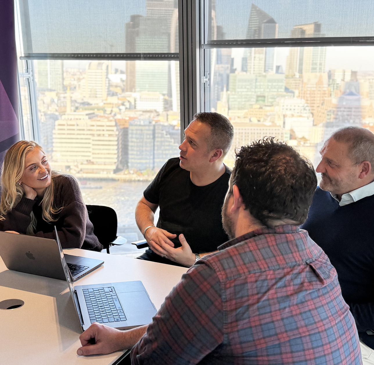 Made.Agency team consulting on a creative client project