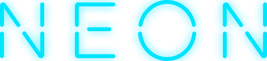 Neon Aero Text Logo