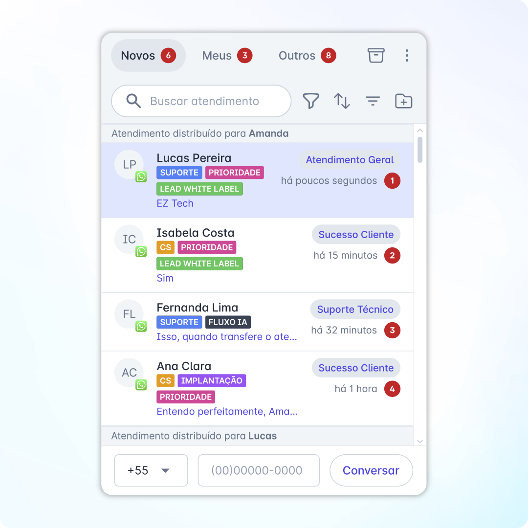 aplicativo de atendimento 