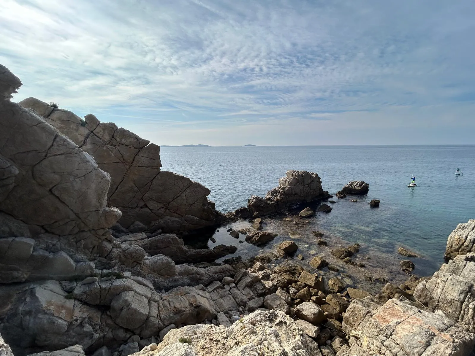 Crique privée juste à côté de l'appartement.