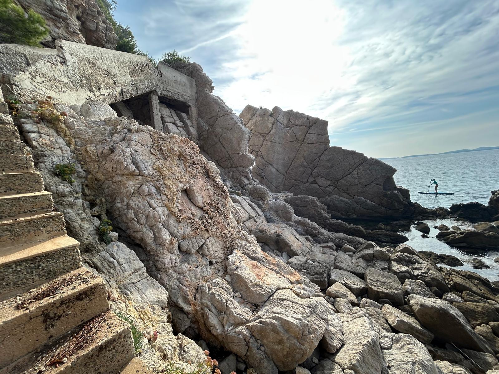 Crique privée juste à côté de l'appartement.