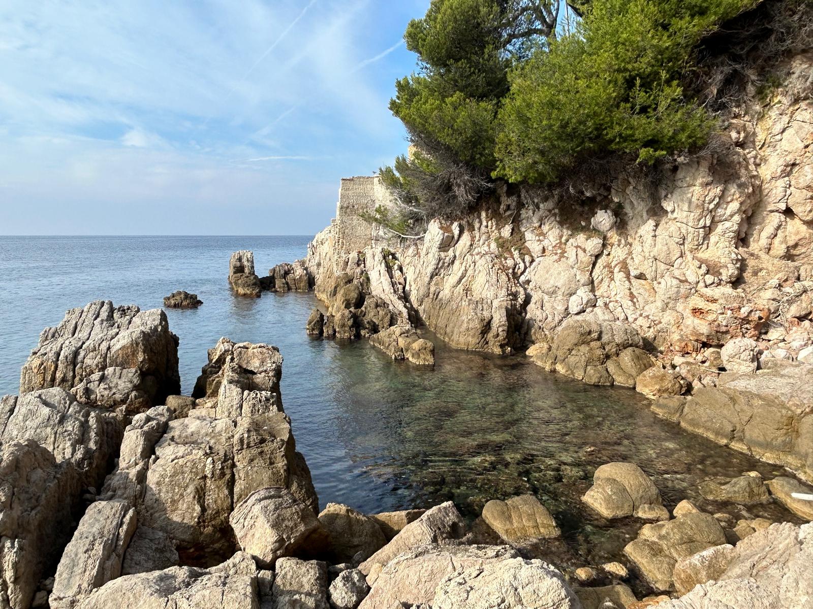 Crique privée juste à côté de l'appartement.