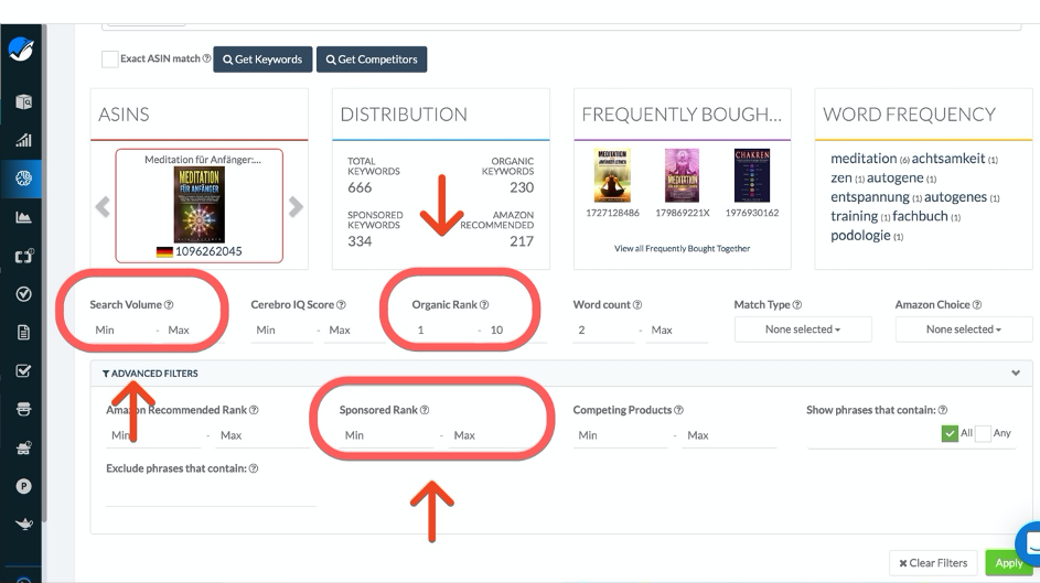 Relevante Keywords ermitteln