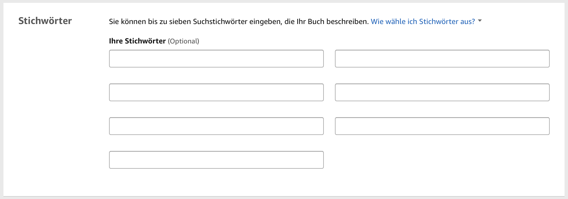 eBook vermarkten mit den richtigen Keywords
