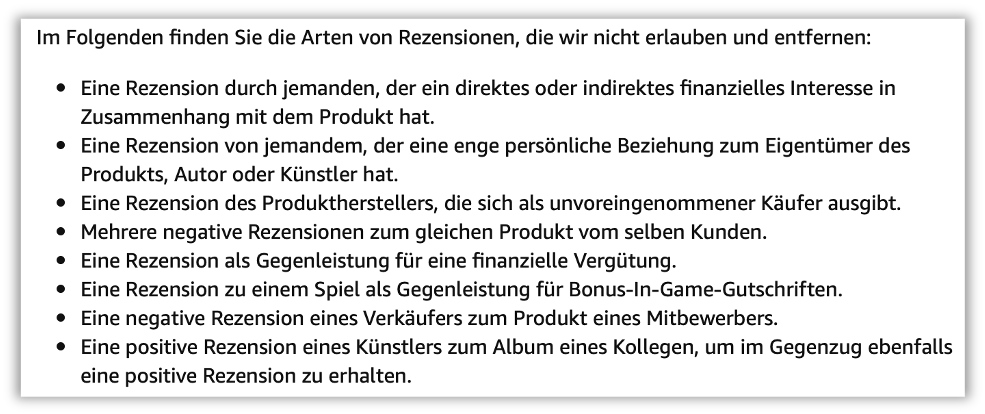 eBook vermarkten mit Rezensionen. Aber Vorsicht mit den Community-Richtlinien