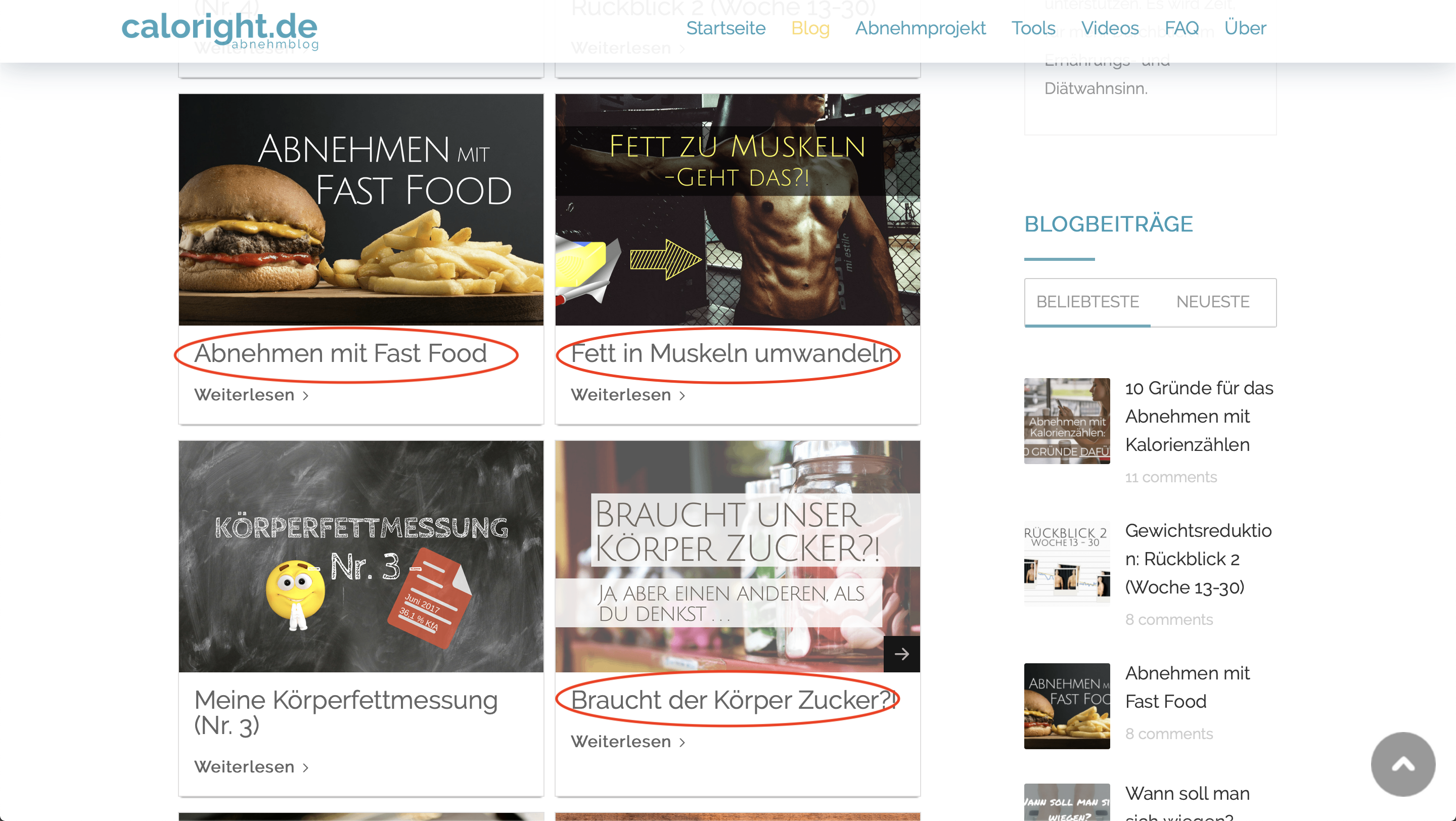 Nischen finden auf Blogs