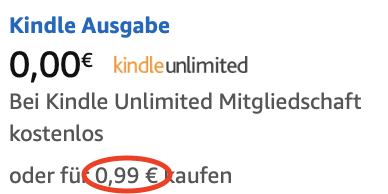 Die 99 Cent Strategie im Amazon eBook Business