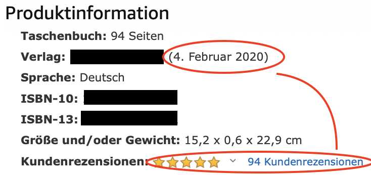 Gefälschte oder unechte Amazon Rezensioen