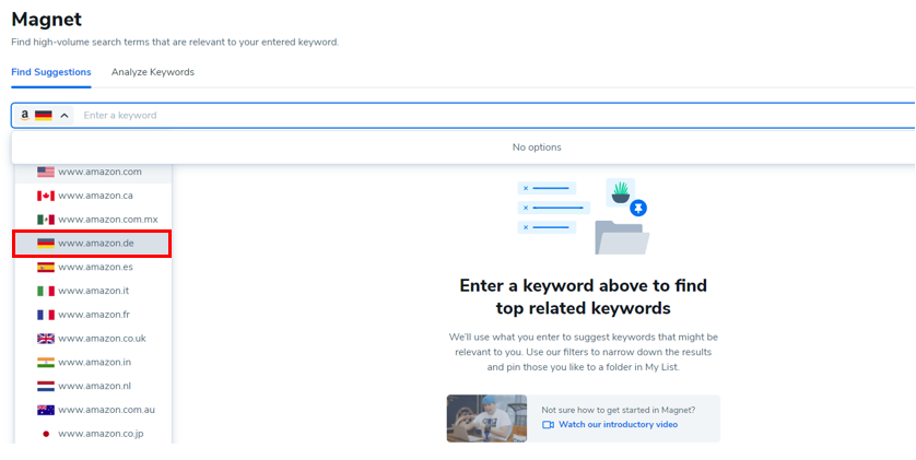 Marktplatz Auswahl Helium 10 Magnet