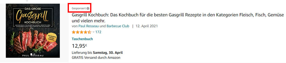 Gesponsorte Anzeige Gasgrill Kochbuch