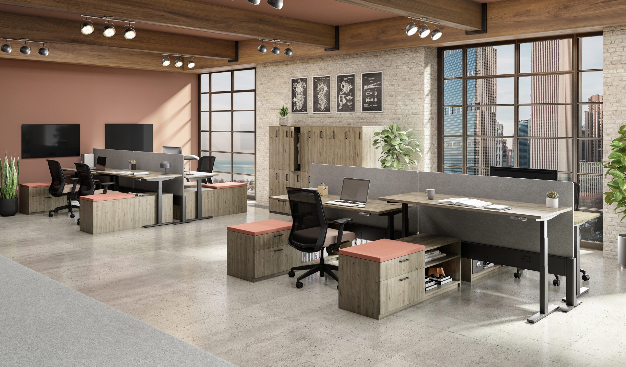 image of a team meeting (for a medical clinic)