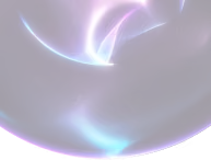 Abstract glowing purple and blue light waves on a dark background with a curved shape.