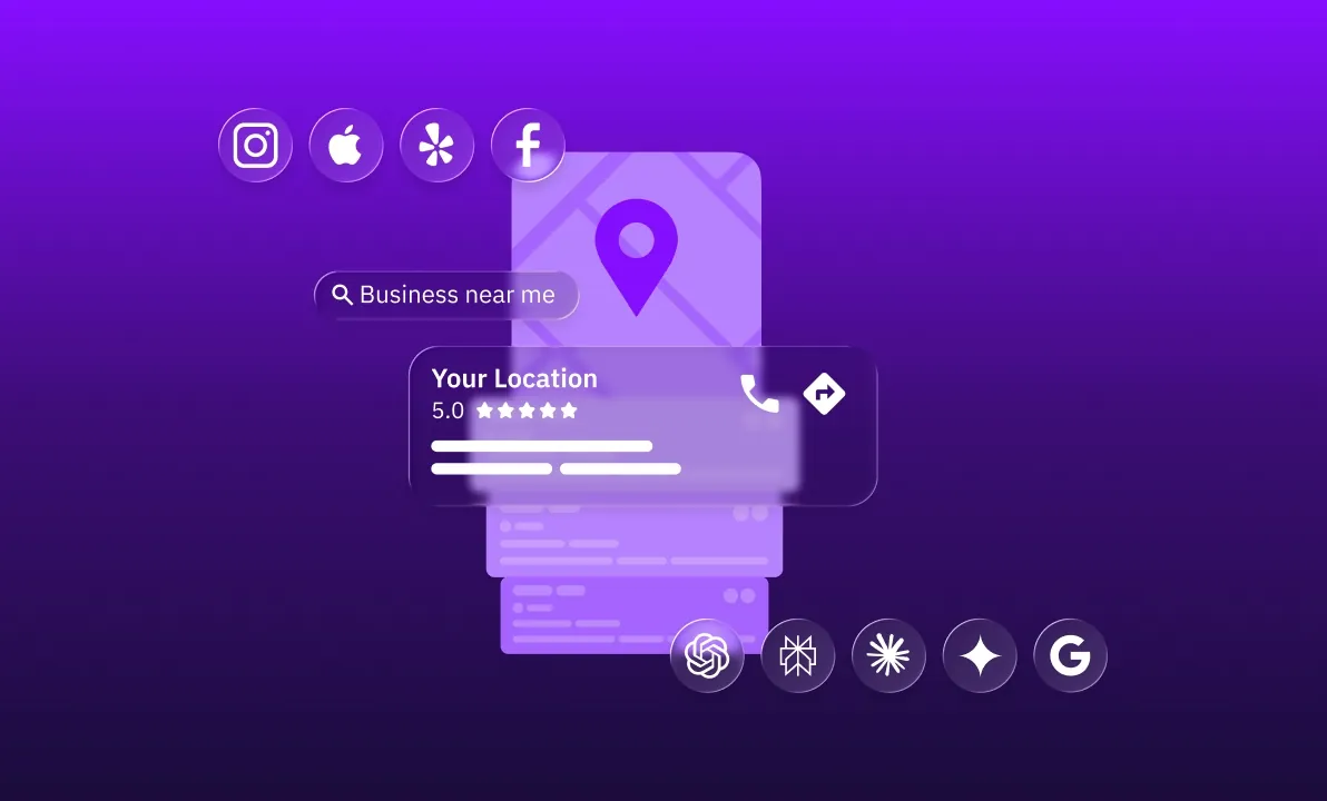 Business listing preview