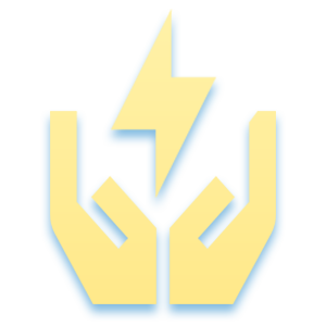 No moving parts icon representing reduced clogging, maintenance, and downtime.