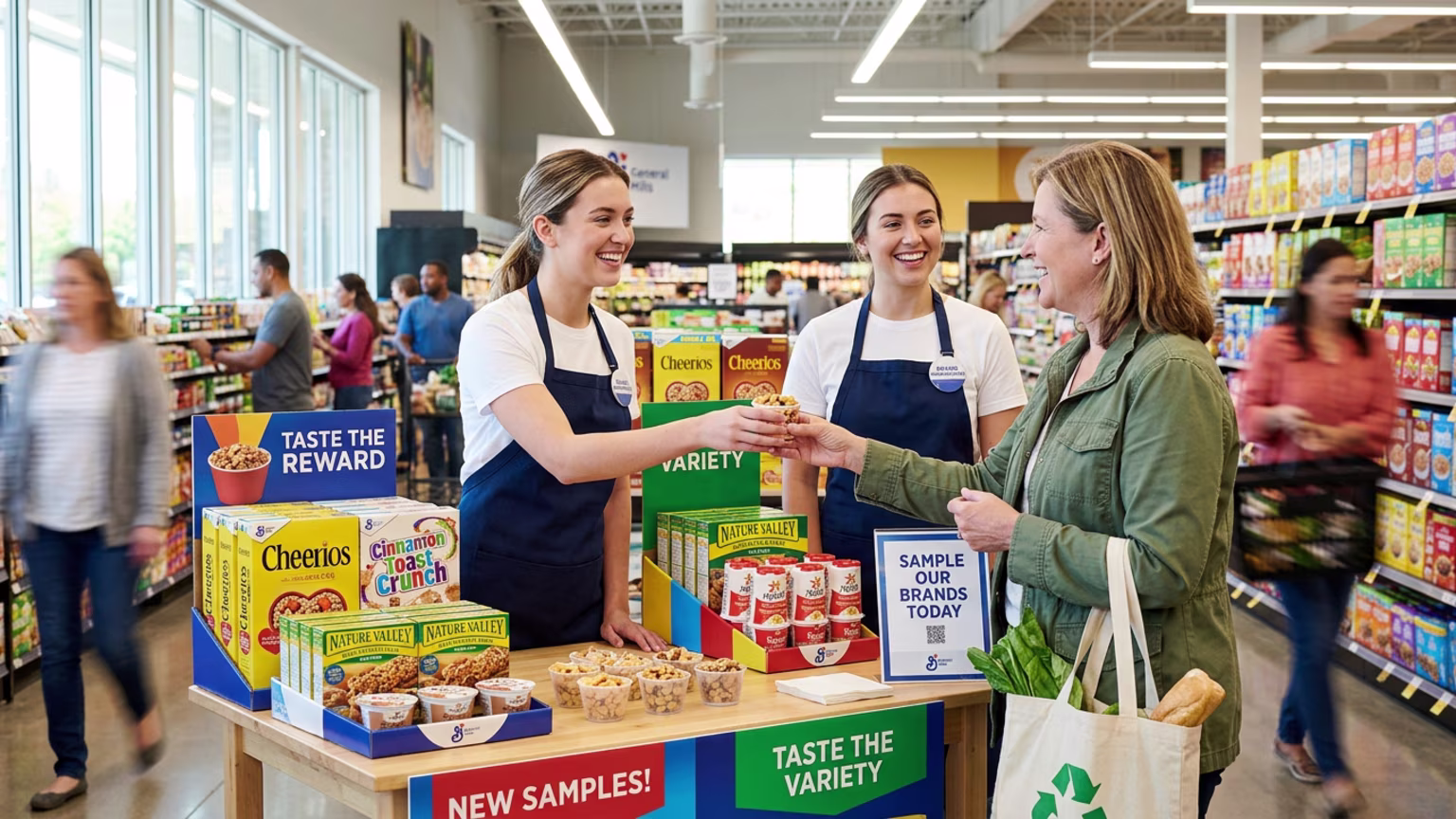 General Mills Targeted Sampling Blitz Drives Retail Trial