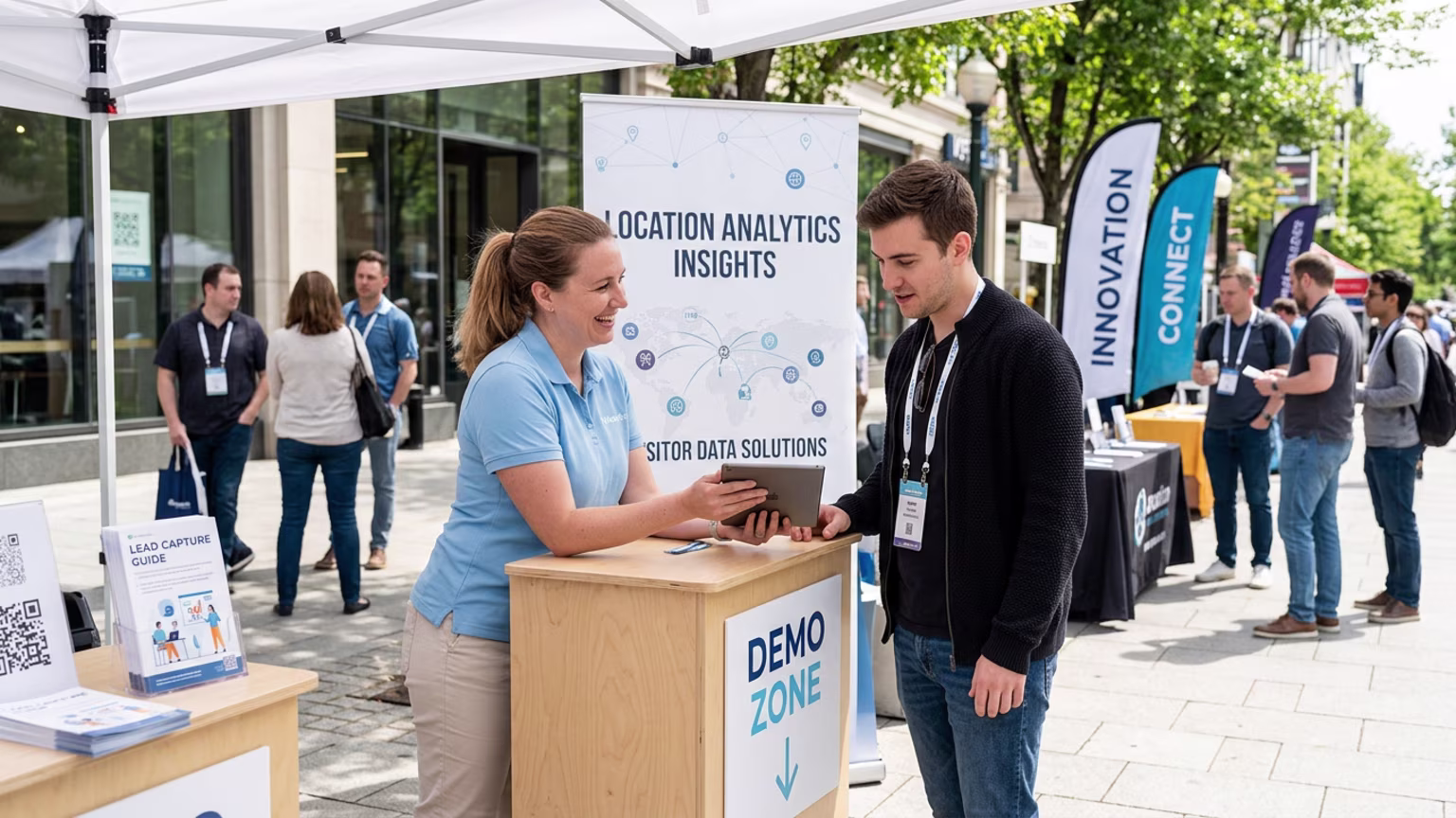 Optimizing Demo Zones and Lead Capture for Post-Trade-Show Street Events: Location Analytics Guide