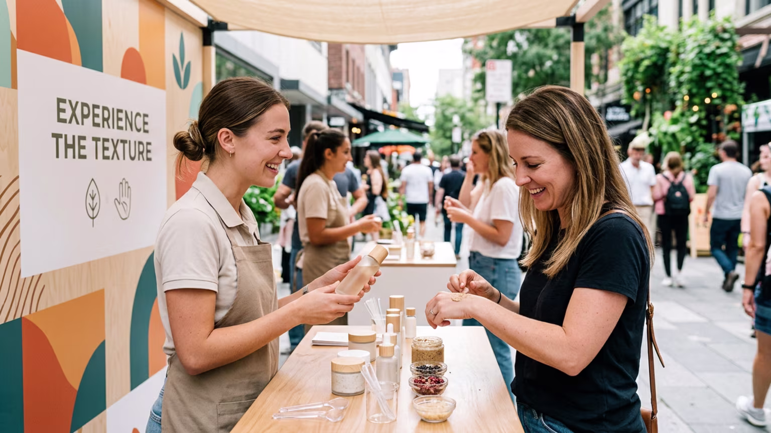 How Sensory Product Proofs Convert at Street Activations: Balancing Narrative and Trial
