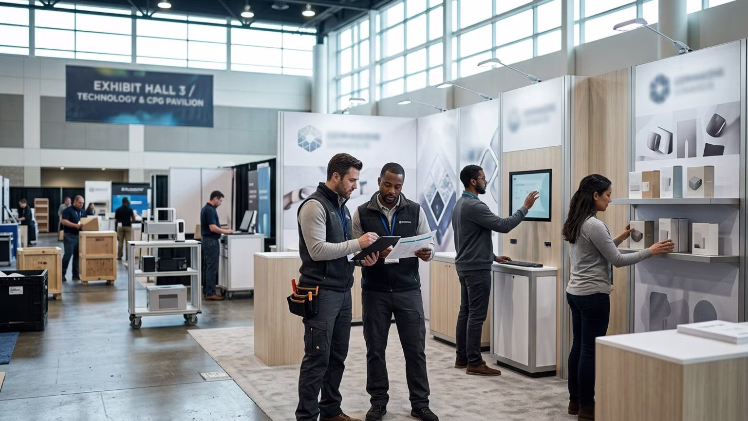 Job listings highlight rising demand for trade show and experiential logistics specialists in CPG and tech