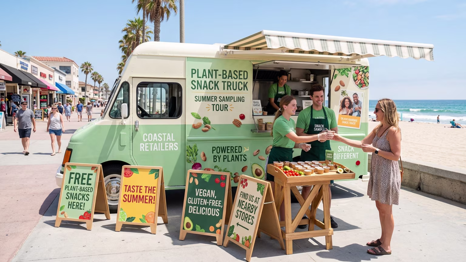 Plant-Based Snack Brand Rolls Out Summer Sampling Truck Tour Targeting Coastal Retailers