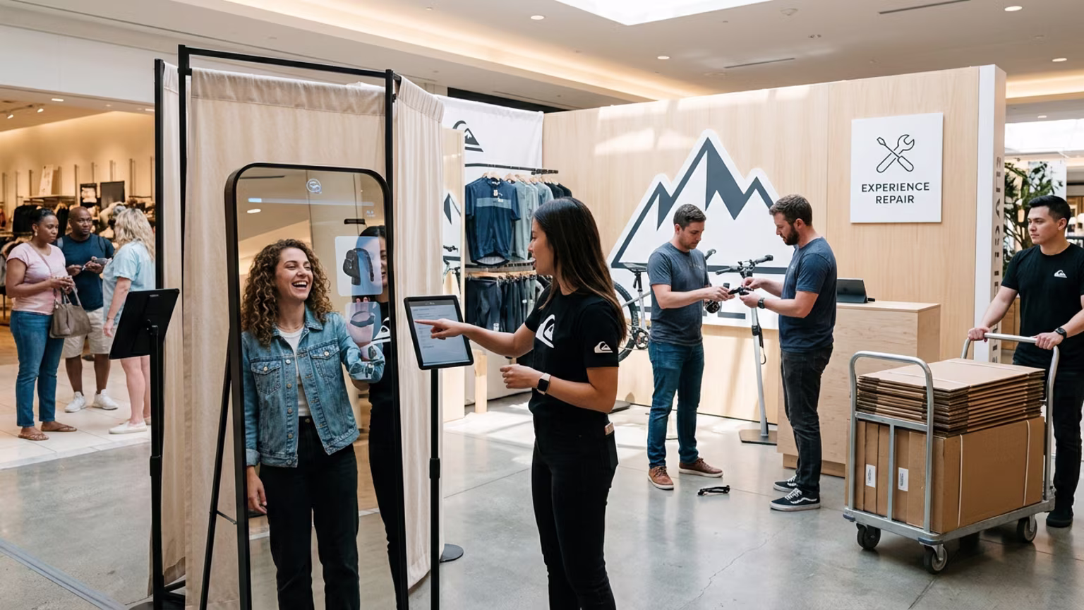 Why Experiential Shopping Centers Are A Logistics Challenge For Brands