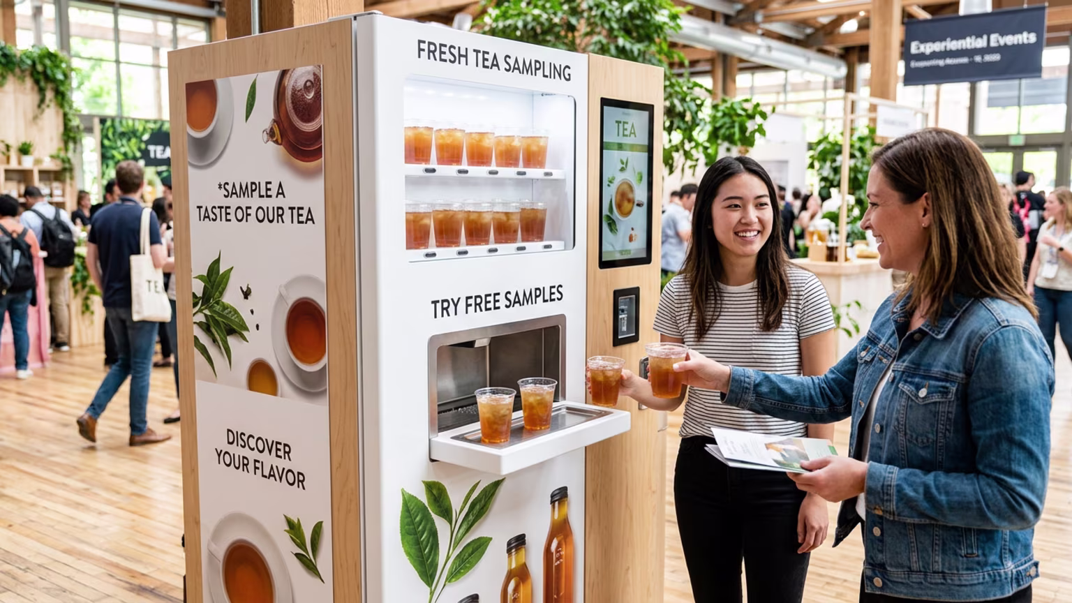 How a Tea Brand Turned a Vending Machine into a Sampling Engine