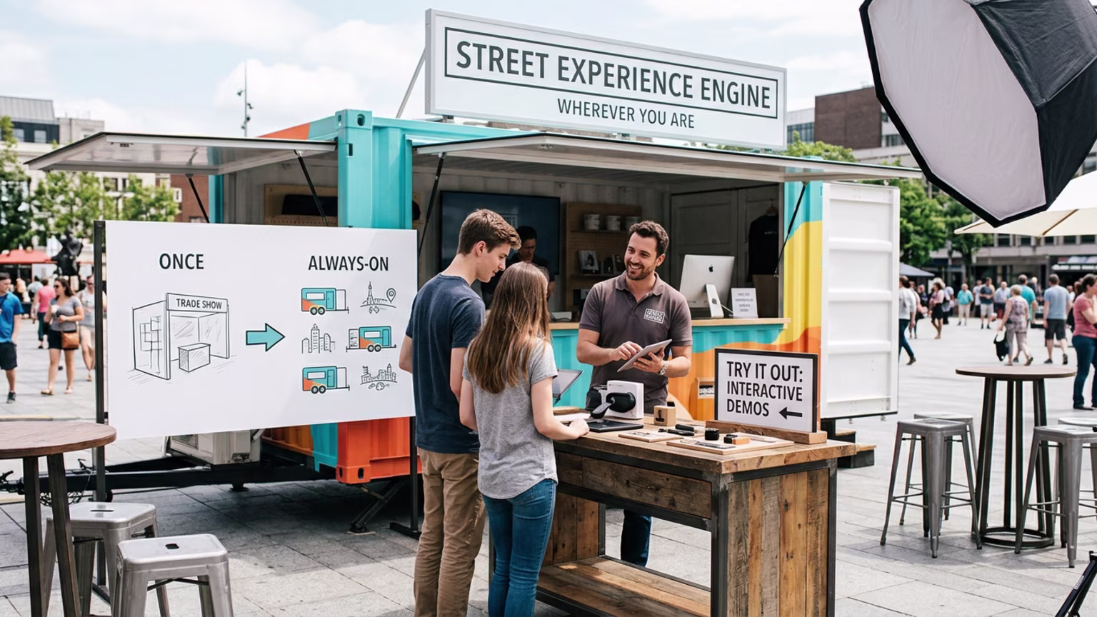 From One-Off Booth to Always-On Engine: Turning Trade Shows into Roadshow and Street Activation Fuel