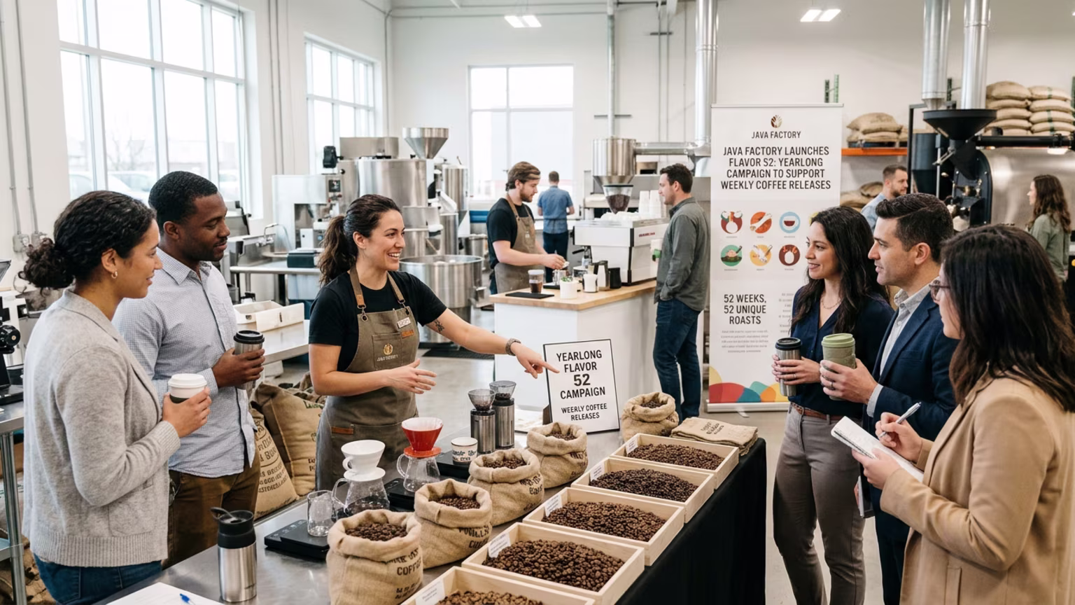 Java Factory Launches Yearlong Flavor 52 Campaign to Support Weekly Coffee Releases