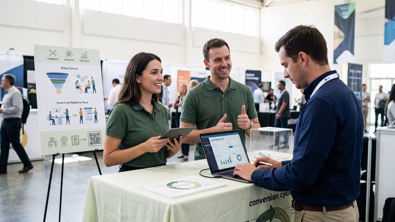 Designing the IRL Conversion Path: Turning Roadshow Foot Traffic into Pipeline Data