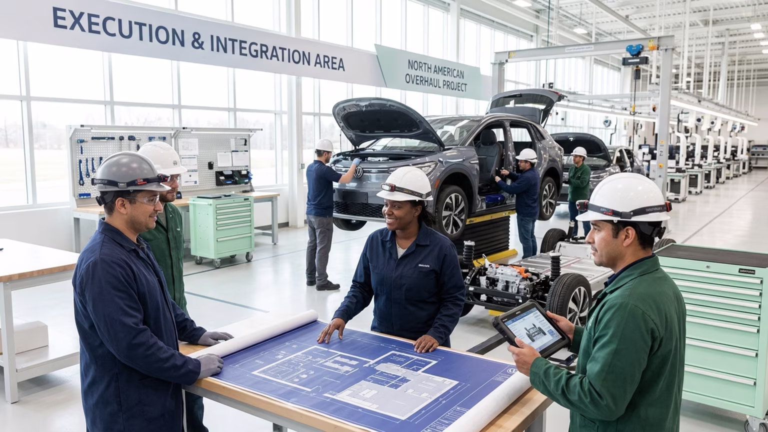 Volkswagen's Planned U.S. Overhaul Demands Physical Execution