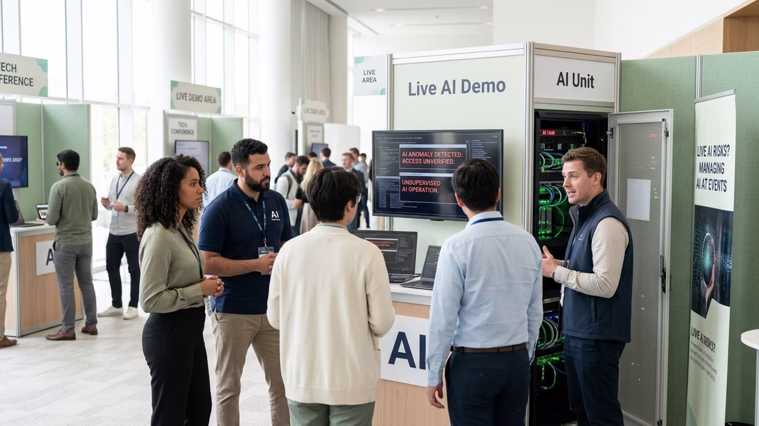The Security Risks of Deploying Unsupervised AI at Live Events