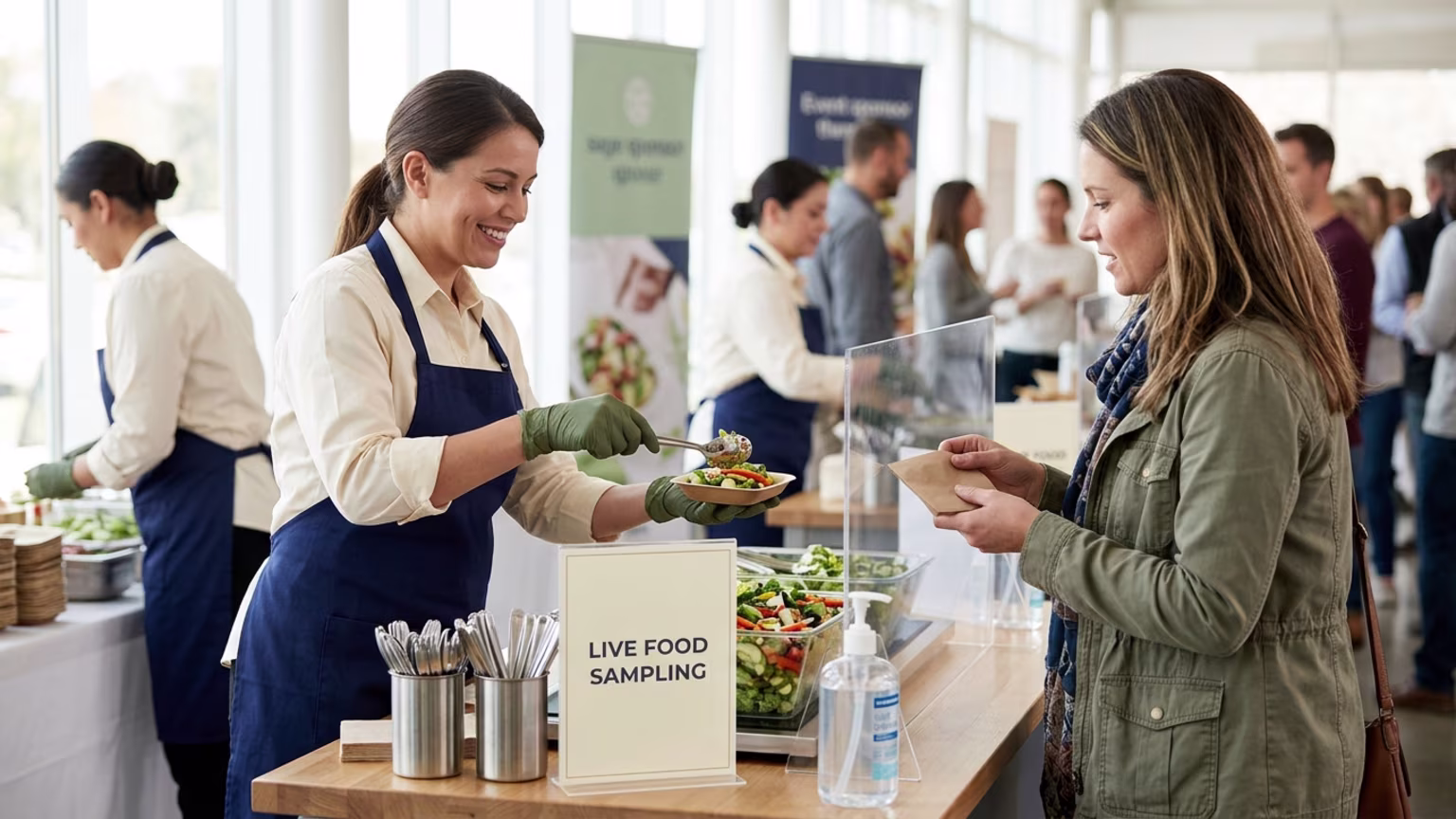 Operational Food Safety Protocols for Live Sampling Events