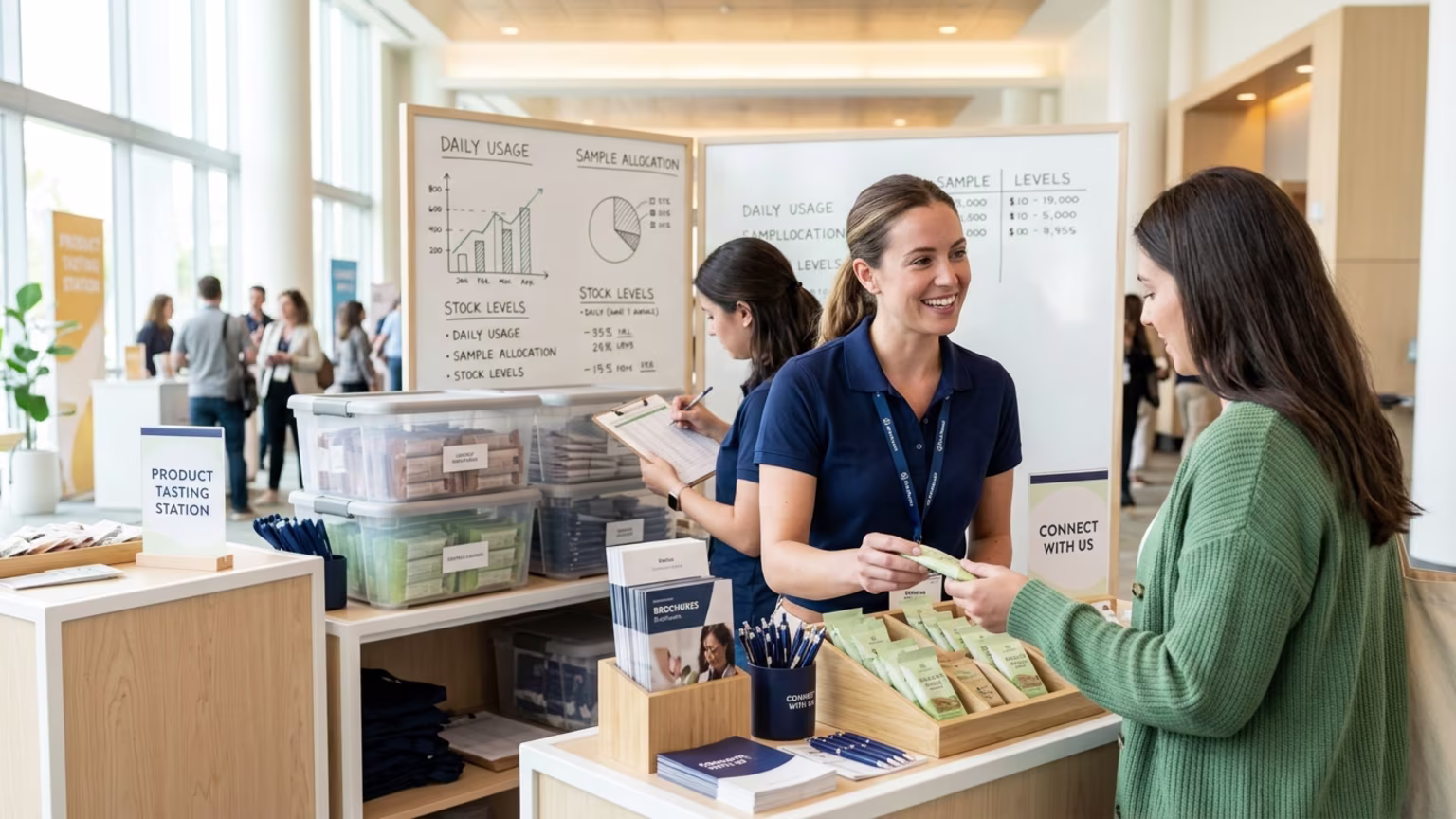 How to Forecast Samples and Supplies for Experiential Marketing