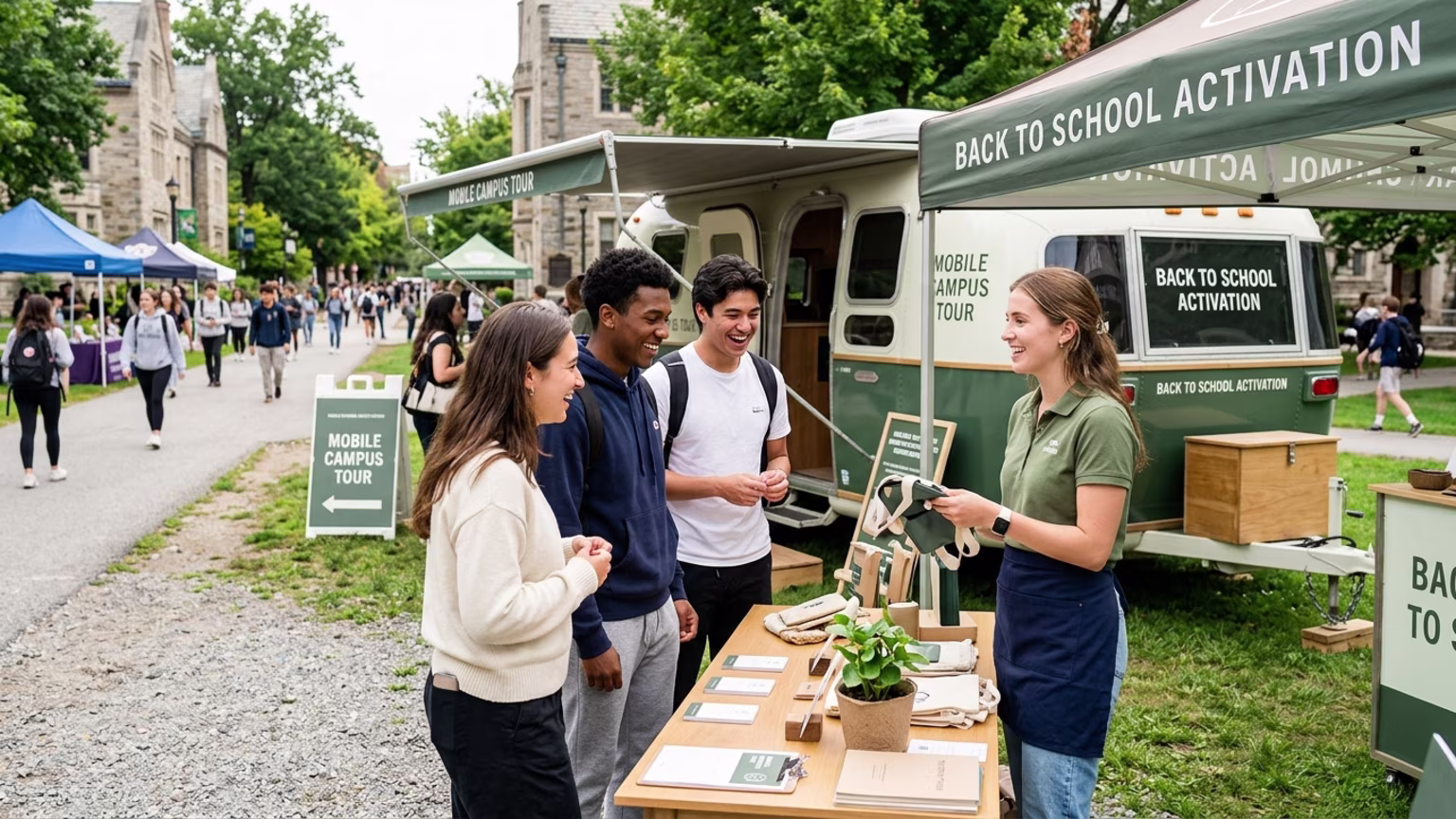 Brands Roll Out Mobile Campus Tours and Pop-Up Activations for College Back-to-School Season