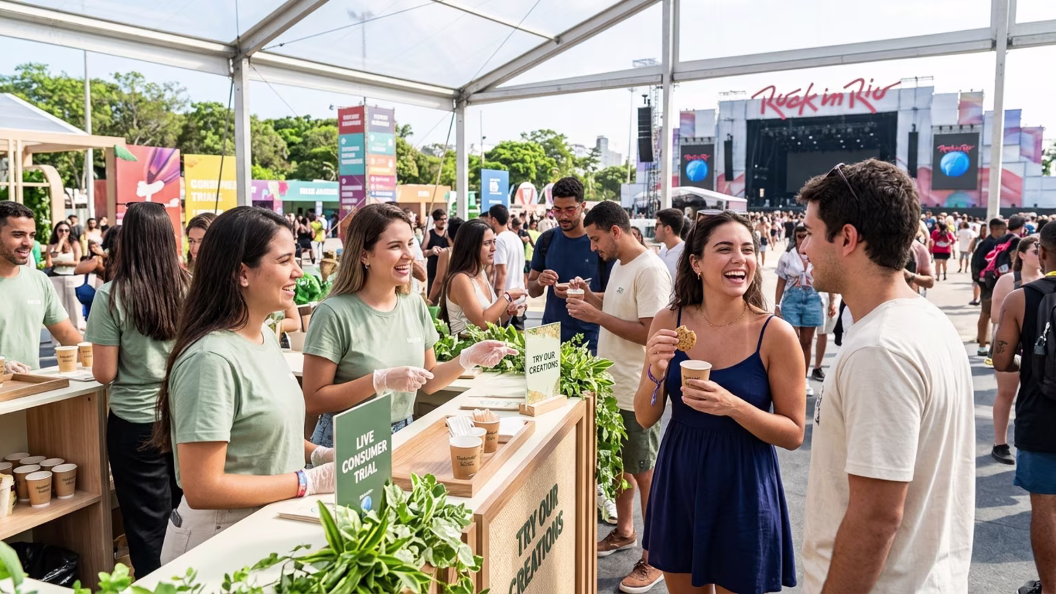 How Mondelēz and Diageo Drive Live Consumer Trial Through Creative Footprints at Rock in Rio