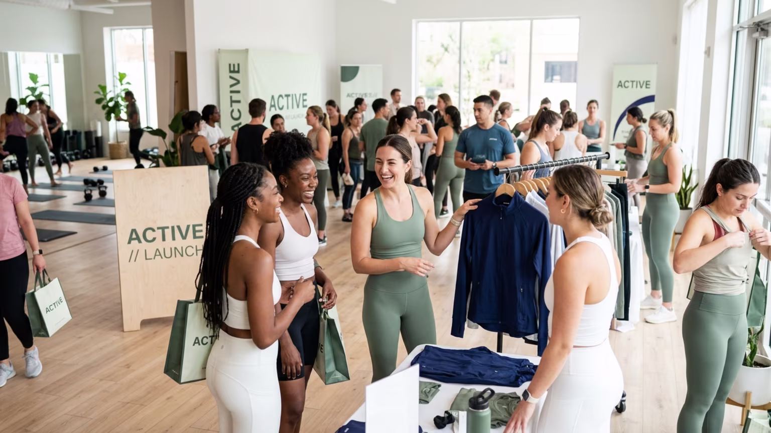 Activewear Brand SET Swaps VIP Influencer Access for Public Events to Fuel Record Launches