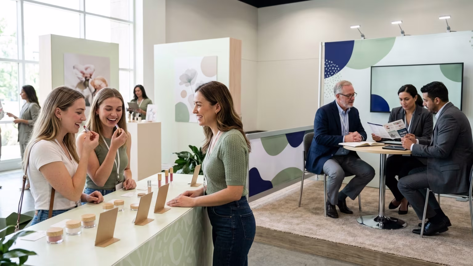 The Dual-Stand Strategy: How Nina Makeup Splits B2B and Consumer Floors to Maximize Trade Show Conversion
