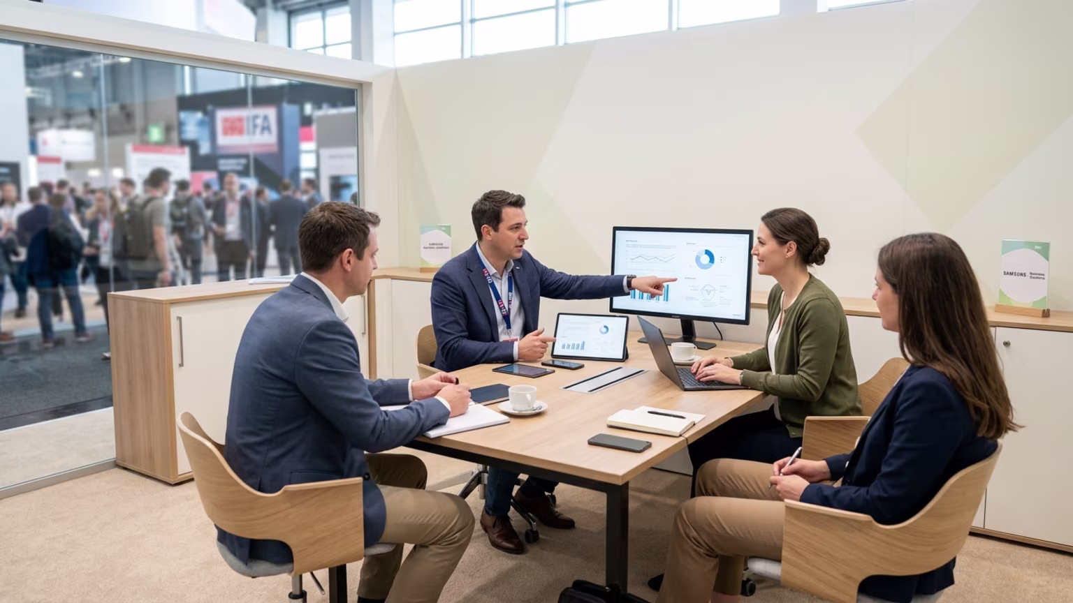 Samsung Electronics Trades IFA Floor Traffic for Dedicated B2B Meeting Space