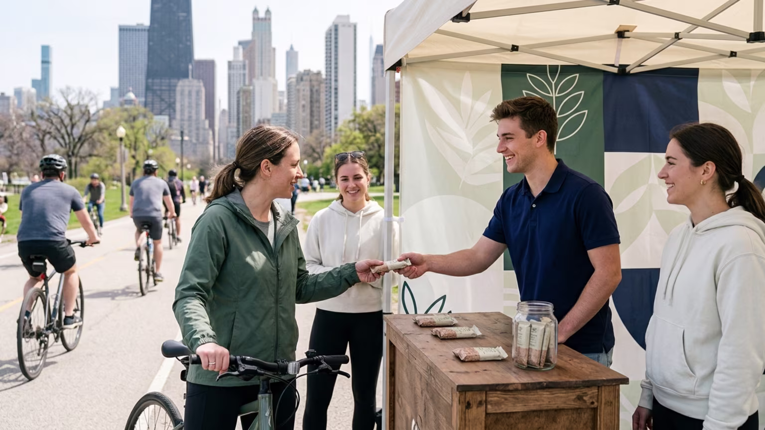 How Chicago’s Car-Free Cycling Corridor Delivers Direct Marketing Access for CPG Brands