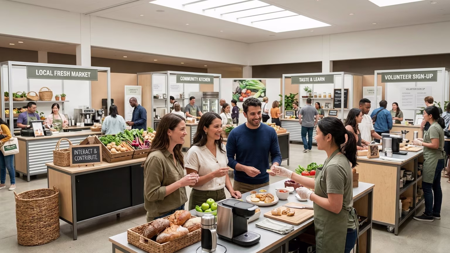 Transforming a Food Hub Into a High-Converting Participation Zone