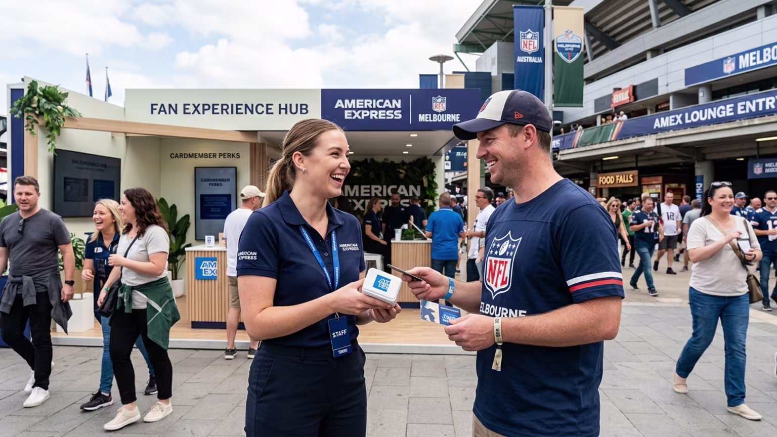 How American Express Scaled Live Fan Experiences at the NFL Melbourne Game