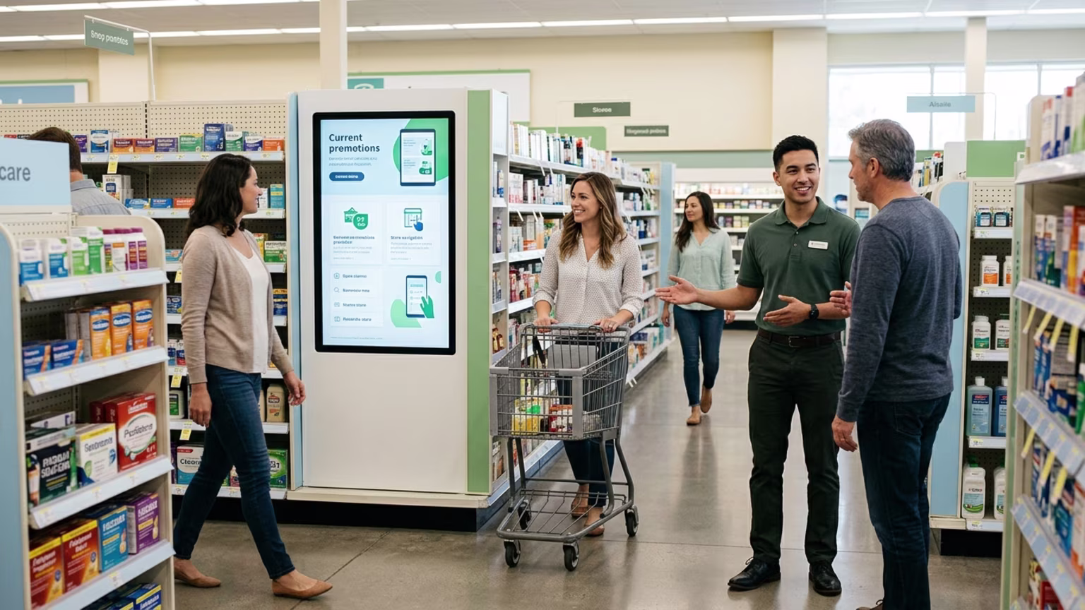 The New Walgreens Screen Rollout Prioritizes Shopper Flow Over Interruption
