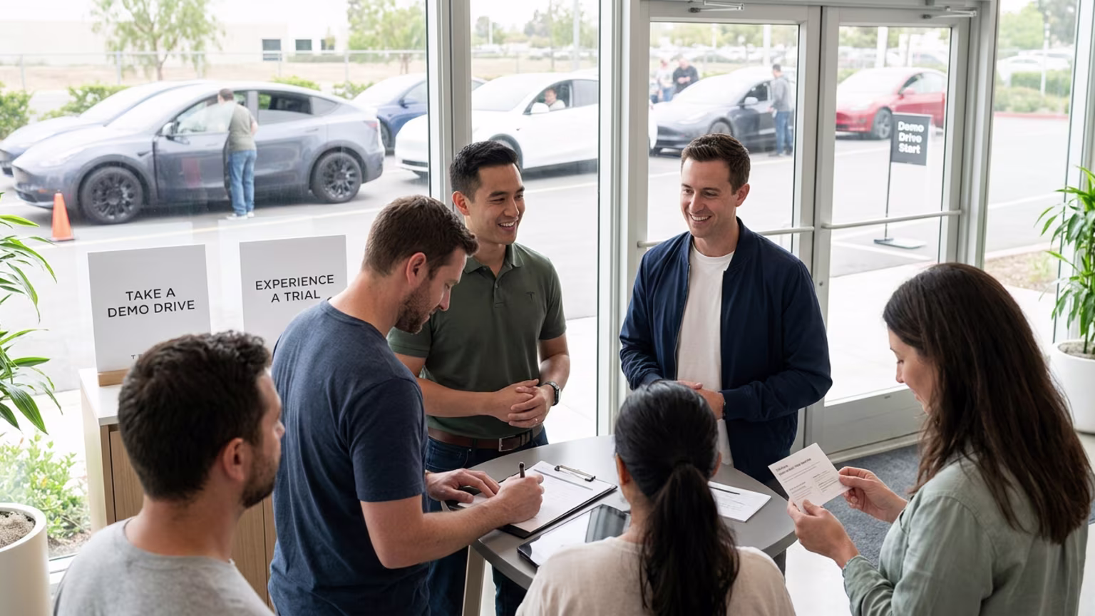 How Tesla’s Camarillo Event Tied Demo Drives to On-Site Trial Incentives
