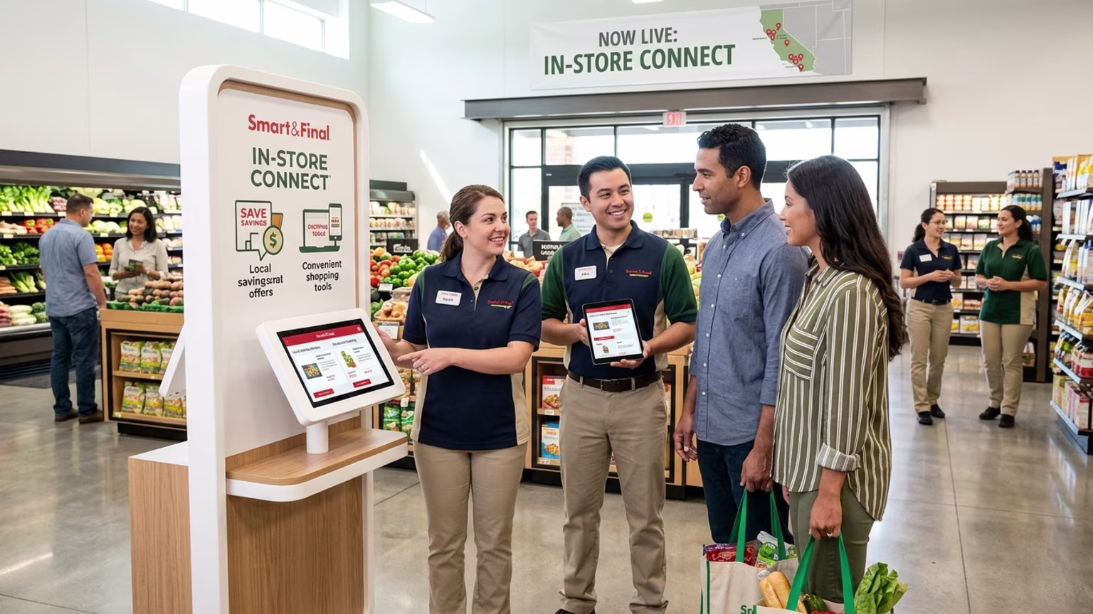 Quad Brings In-Store Connect to 25 Smart & Final Stores