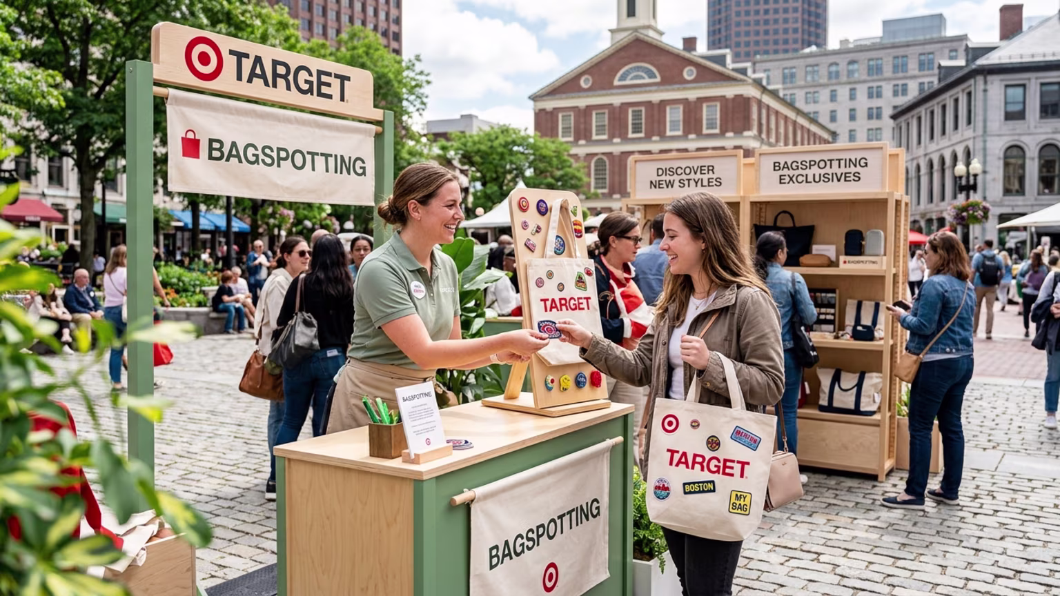 Target Deploys Bagspotting Pop-Ups in Boston and Chicago